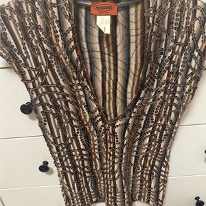 Missoni Women's Multicolor V-Neck Top